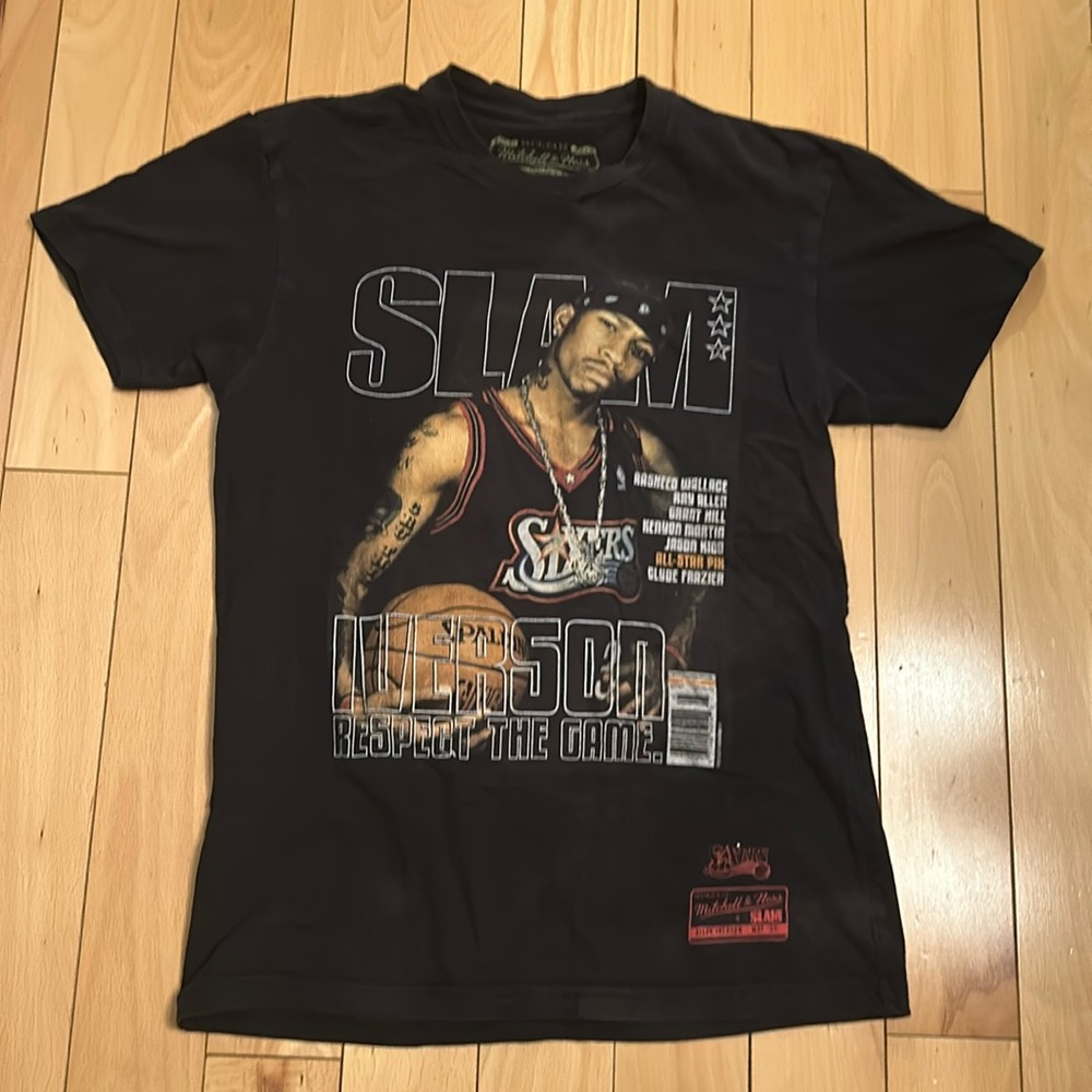 size men’s small allan iverson shirt